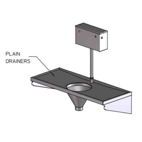 Stainless Steel Sluice Sink with Cistern | Pland