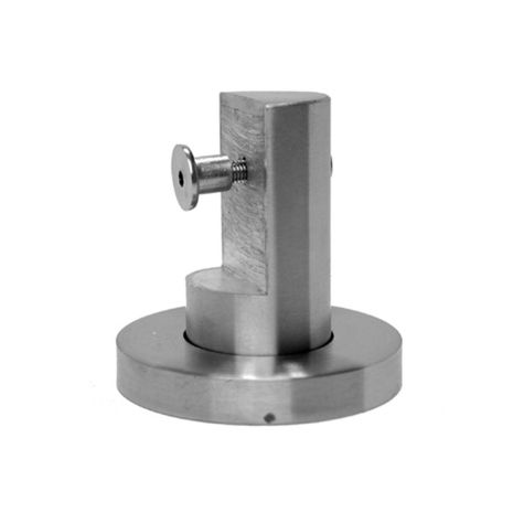 Low Stainless Steel Toilet Cubicle Support Leg (20mm) 