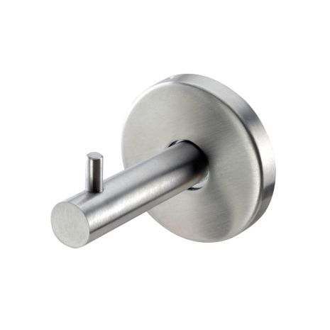 Satin Stainless Steel Cylindrical Coat Hook 