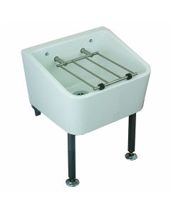 Twyford Cleaner Sink, 465mm x 400mm, includes grating.