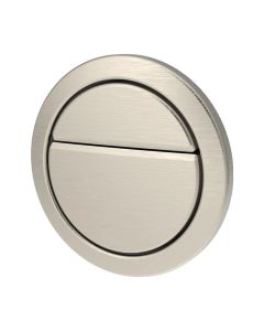 Geo Dual Flush Button - Brushed Nickel | Dudley