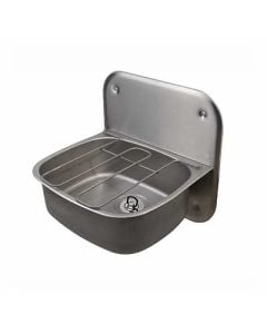 Twyford Wall Hung Bucket Sink with Splashback and Grid