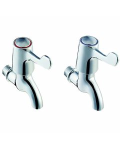 Twyford Sola 1/2" Lever Bib Taps (pair)