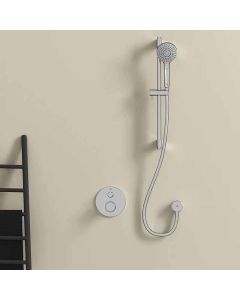 Ideal Standard Ceratherm T100 Built-In Shower Pack 3 Function Idealrain Evo Shower Kit - Chrome