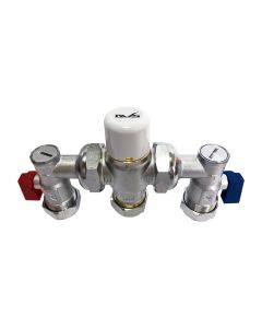 DVS Thermostatic Mixing Valve 4 in 1 TMV3 15mm/22mm | DVS