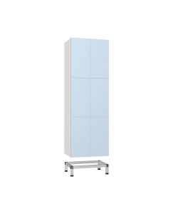 Aluminuim Locker Stand for 2 Units | Commercial Washrooms