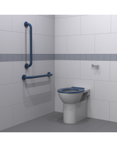 Fitzroy Of London Back To Wall Ambulant Doc M Toilet Pack with Steel Concealed Fixings