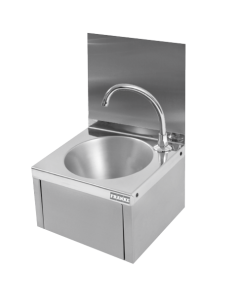 KWC DVS Stainless Steel Knee Operated Hand Wash Basin