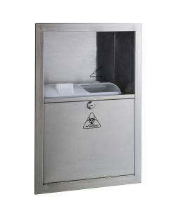 Bobrick Recessed Sharps Disposal Bin