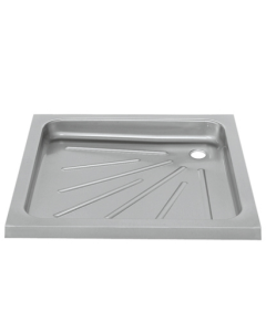 KWC DVS Stainless Steel Shower Tray For Inset Mounting (900 x 900mm) and Grated Waste