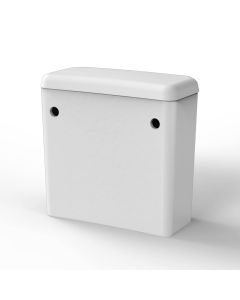 Fitzroy Of London Low Level Cistern, 3 Holes, White