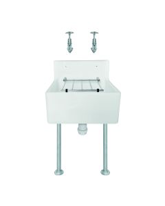 18" Low Back Cleaners Sink Pack | Commercial Washrooms