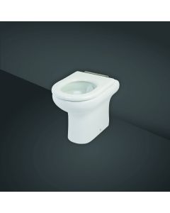 RAK-Compact Special Needs 42.5cm High Rimless Back to Wall Toilet Pan Only | Commercial Washrooms