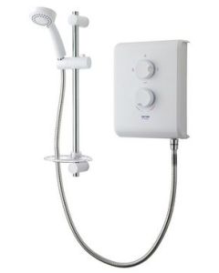 Triton T70Z electric shower 7.5kw White/Chrome Plated | Commercial Washrooms