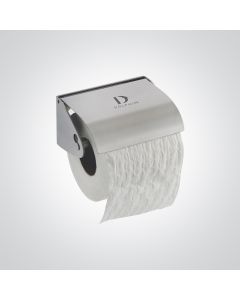 Dolphin Toilet Roll Holder with Cover (Various Finishes)