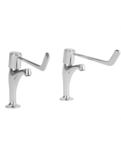 KWC DVS Lever Operated Pillar Taps (Per Pair)