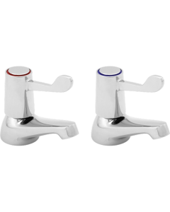 KWC DVS Pair of Lever Action Basin Taps