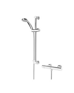 Frenzy Thermostatic Bar Shower with Multi Function Handset | Bristan 