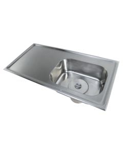 Aruba Plaster Sink - left hand drainer | Pland