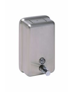 Stainless Steel 1200ml Vertical Refillable Liquid Soap Dispenser 