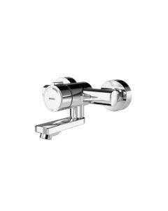 KWC Self-Closing Wall Mixer With Lockable Swiveling Spout