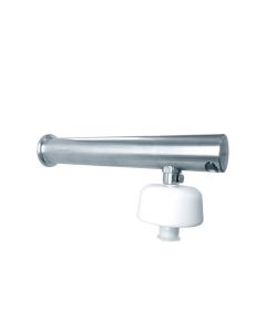 DVS Aquarius Wall-Mounted Straight Tap Spout In Stainless Steel 280mm Filter With PEX Hose