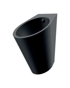 Delabie FINO Black Rimless Urinal