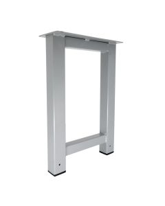 Freestanding U-Shape Changing Room Bench Bracket (Grey)