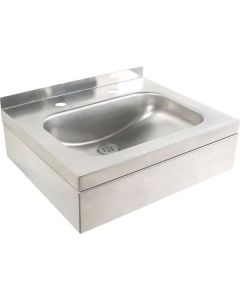 Twyford Stainless Steel Wall Hung Basin (2 tap holes)