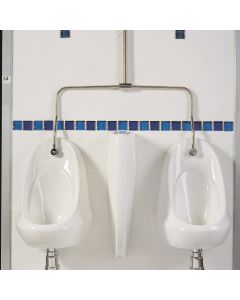 White Ceramic Urinal Bowl (Exposed Cistern) 