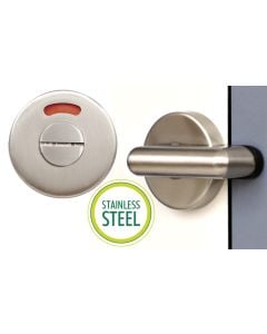 Stainless Steel Pilaster Mounted Cubicle Lock & Indicator Bolt (13-19mm)