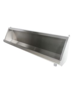 Stainless Steel 2.4m Urinal Trough with Concealed Cistern