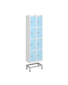 Steel Locker Stand for Two Units | Commercial Washrooms