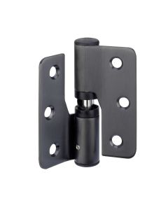 Black, Gravity Hinge with Bolt Through Fixings | Commercial Washrooms