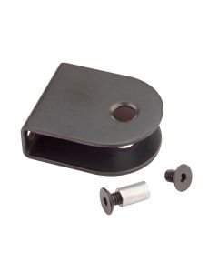 Black U-bracket - Aluminium (Various Sizes) | Commercial Washrooms