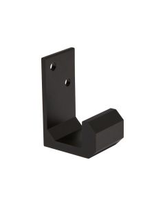 Singular Wall Mounted Coat Hook | Matte Black | Commercial Washrooms