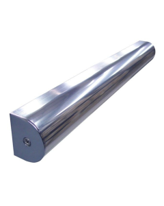 3.5m Polished Aluminium D-shaped Headrail