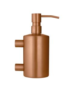 Wall mounted cylindrical soap dispenser - Copper | TSL