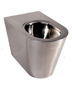 Stainless Calvi 2 Back to Wall WC Pan | Pland