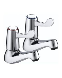 Lever Basin Taps with Ceramic Disc Valves Chrome (Pair) | Bristan 