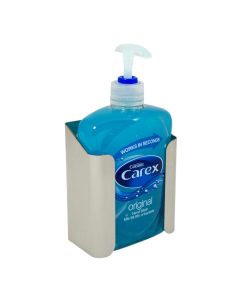 Brushed Stainless Steel 500ml Carex Bottle Holder | Commercial Washrooms