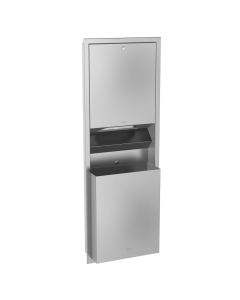 KWC DVS Recessed Paper Towel Dispenser/Waste Bin | Commercial Washrooms