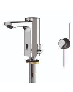 KWC F5E Sensor Operated Pillar Mixer Tap (Mains Operated)