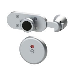 Ellipse Quick Release Toilet Cubicle Door Lock 