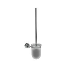 NymaSTYLE Toilet Brush Holder, Chrome Polished