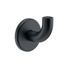 Delabie Matte black stainless steel coat hook, short model