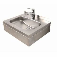 Twyford Stainless Steel Wall Hung Basin (1 or 1 tap holes)