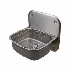 Twyford Wall Hung Bucket Sink with Splashback and Grid