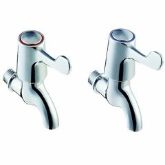 Twyford Sola 1/2" Lever Bib Taps (pair)