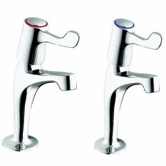 Twyford High Neck Pillar Taps (HBN 00-10C)